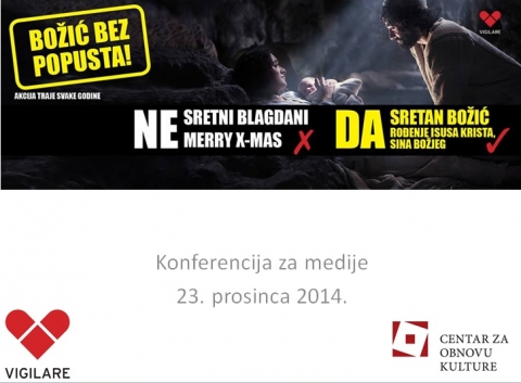 Izvješće s tiskovne konferencije: Božićna priča 2014. – “slučaj Xmas” i “sretni blagdani”