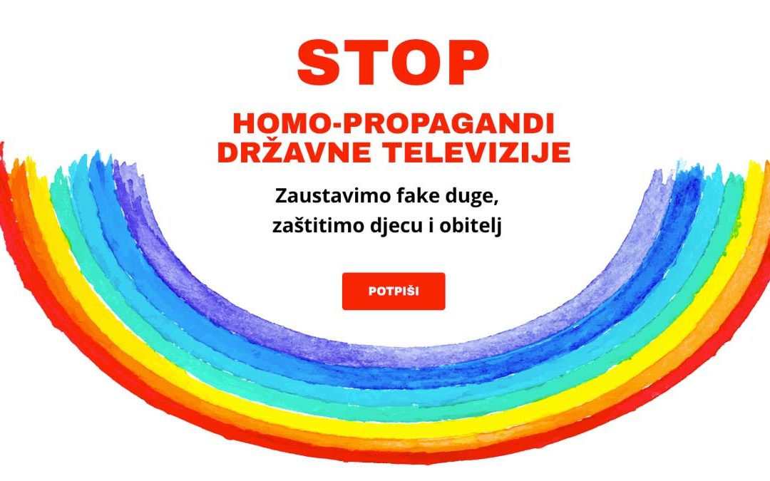 Peticija i zahtjev HRT-u za zabranu prikazivanja homoseksualnog “dokumentarnog filma za djecu”